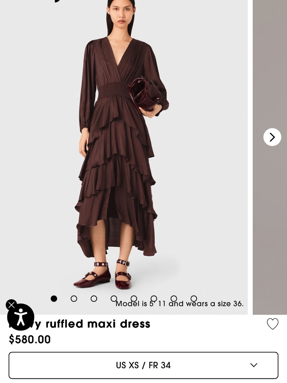 Maje brown dress